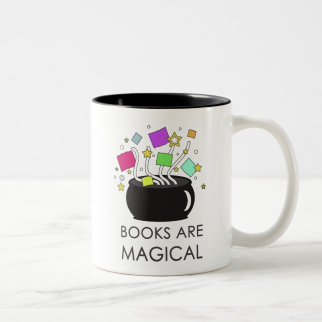 Bokar är Magical Två-Tonad Mugg (Höger)