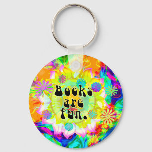 Bokar är roliga Keychains Nyckelring