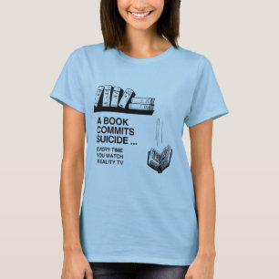 BOKAR BEGÅR SJÄLVMORD T SHIRT