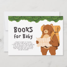 Bokar Begär träskland Bear Äventyr Baby Shower