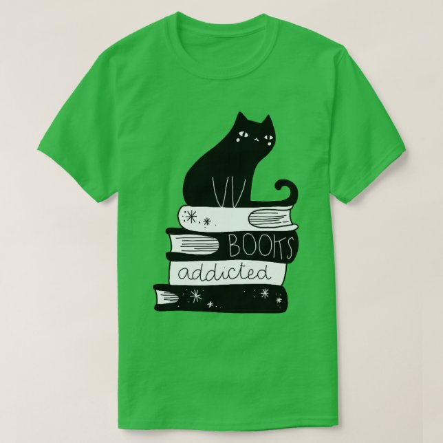 bokar beroende t shirt (Design framsida)