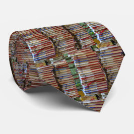 Bokar Bibliotek skollärare Necktie Slips