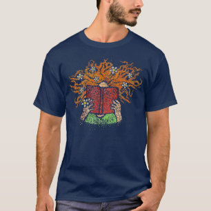 Bokar bokmask för litteratur, läsning av Novel Bok T Shirt