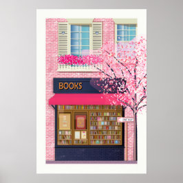 Bokar, Bookstore, Gift for Bok Älskare Poster