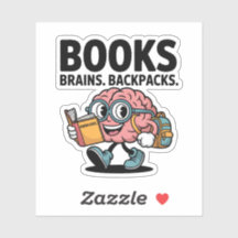 Bokar Brains Backpacks Cute School Brain