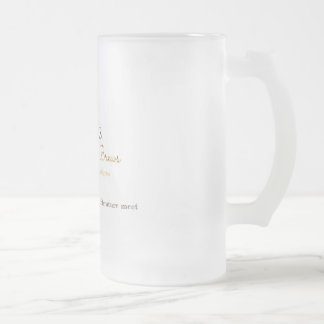 Bokar & Brews Beer Stein Frostat Ölglas