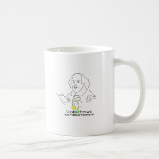 Bokar & brygdlogotyp kaffemugg