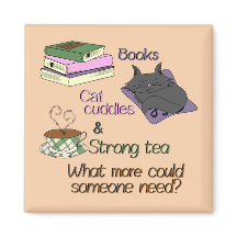 Bokar, Cat cuddles och Tea
