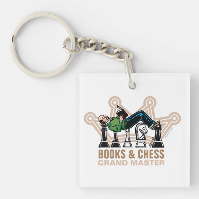 Bokar & Chess Grand Master Acrylic Keychain (Framsidan)