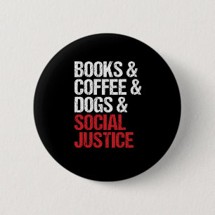 Bokar Coffee Hundar Social Justice Equality Gift Knapp