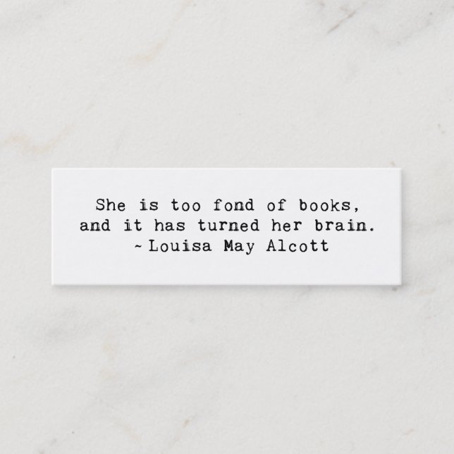 Bokar damm mini visitkort (Framsida)