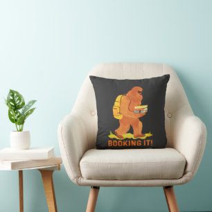 Bokar det! Sasquatch bok älskare Kudde