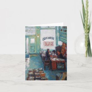 "Bokar Eureka Sale" oljemålning av Linda Mitchell Kort