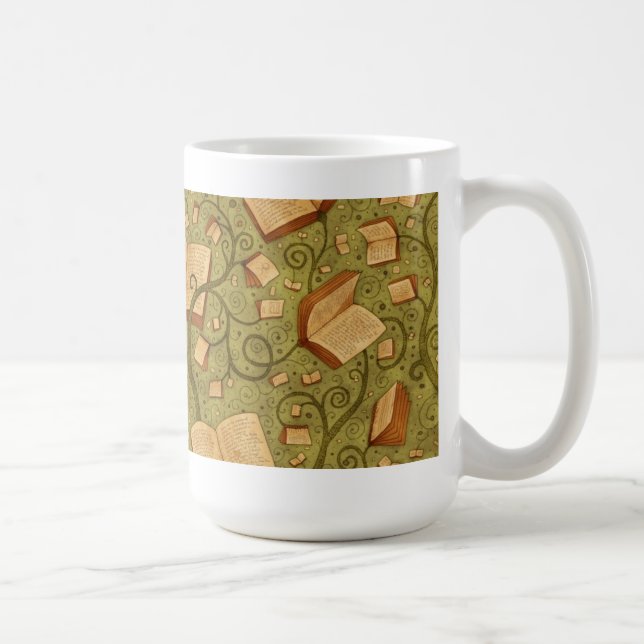 Bokar (färg 3) kaffemugg (Höger)