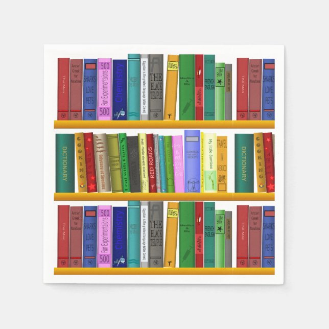 Bokar Födelsedagsfest Pappersservett (Framsidan)