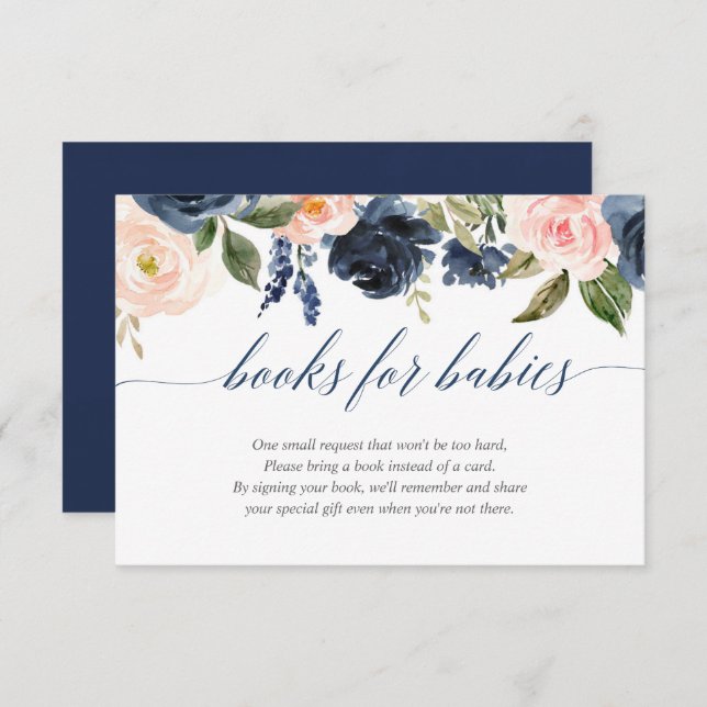 Bokar för ansökan om spädbarn twin-flickor rosa bl tilläggskort (Fram/baksida)