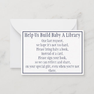 Bokar för Baby Anteckningskort