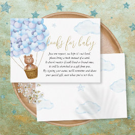 Bokar för Baby-begäran - Barly Wait Baby Shower Tilläggskort