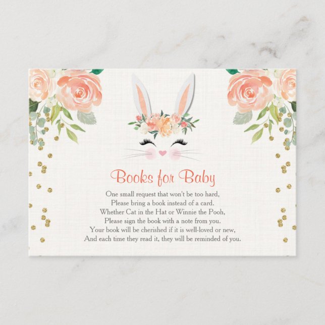 Bokar för baby, begäran om Påskhare bok infogas Tilläggskort (Framsida)