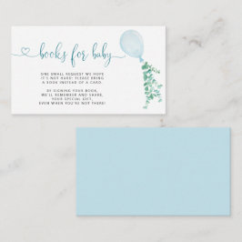 Bokar för Baby blue ballong Eucalyptus Foliage Tilläggskort