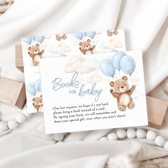 Bokar för Baby blue Nalle Babyskåda Tilläggskort (Skapare uppladdad)
