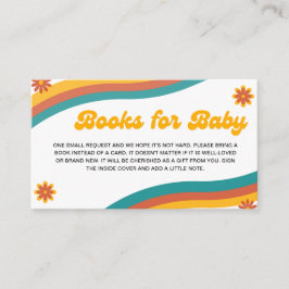 Bokar för Baby Boho Retro Sunshine Baby Shower Tilläggskort