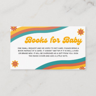 Bokar för Baby Boho Retro Sunshine Baby Shower Tilläggskort