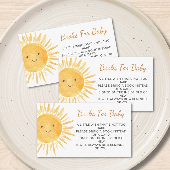Bokar för Baby Boho Sunshine Sol Baby Shower Tilläggskort (Skapare uppladdad)