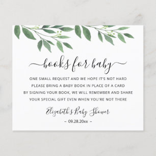 Bokar för baby Card-mall babyvisningsprogram party