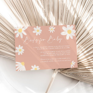 Bokar för Baby Card-Rosa för Daisy Anteckningskort