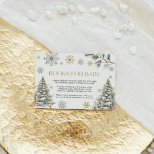 Bokar för Baby Card Winter Wonderland Tilläggskort