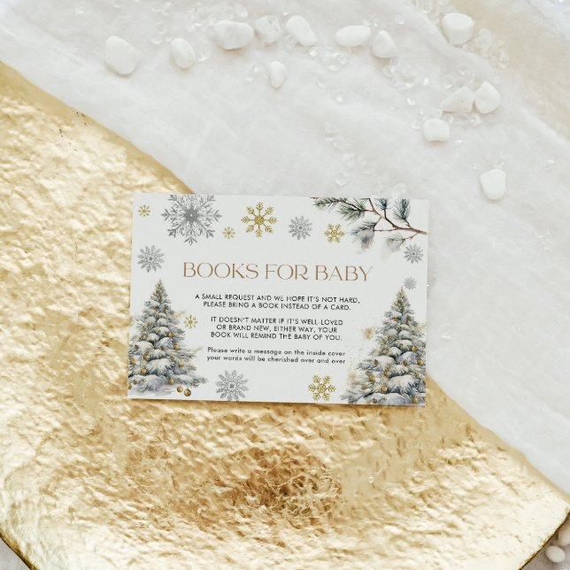 Bokar för Baby Card Winter Wonderland Tilläggskort (Skapare uppladdad)