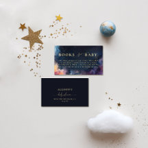 Bokar för Baby Celestial Gift Mörk Navy Blue Stars