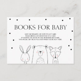 Bokar för baby för med sig ett bok Woodland Animal Tilläggskort