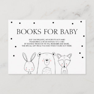 Bokar för baby för med sig ett bok Woodland Animal Tilläggskort