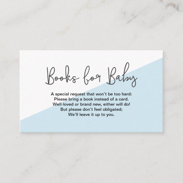 Bokar för Baby i stället för Kortets könsneutrala Tilläggskort (Framsida)