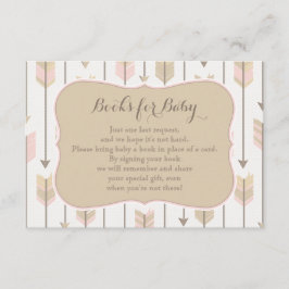 Bokar för Baby Infoga Rosa och Tan Tilläggskort