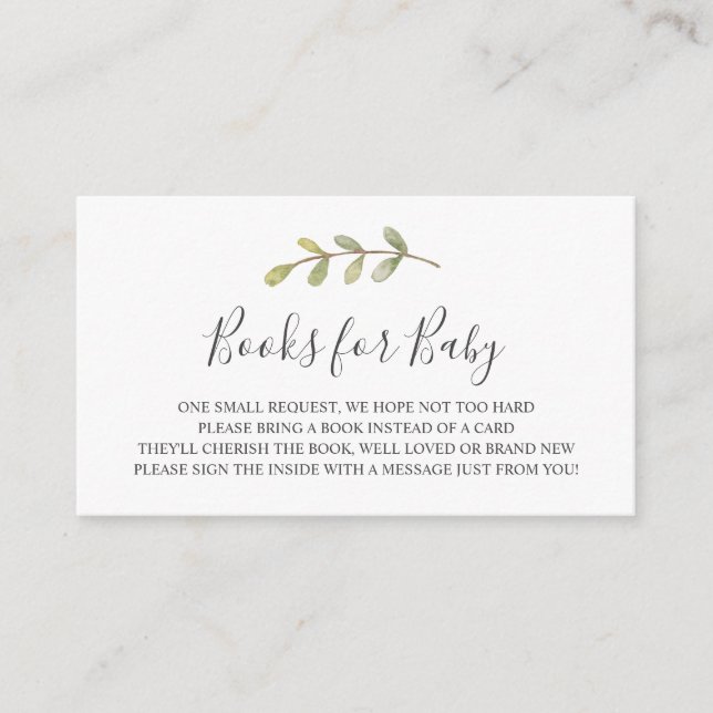 Bokar för Baby-inmatningskort Tilläggskort (Framsida)