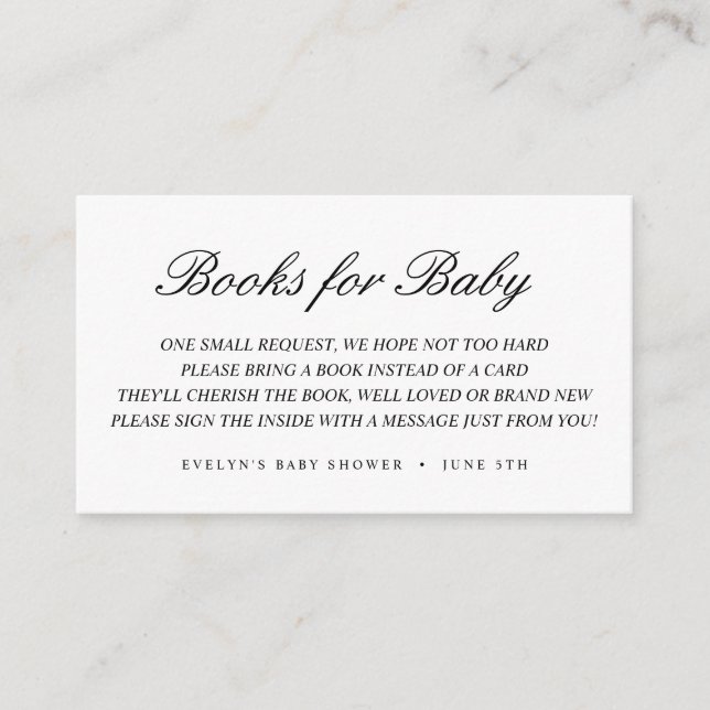 Bokar för Baby-inmatningskort Tilläggskort (Framsida)