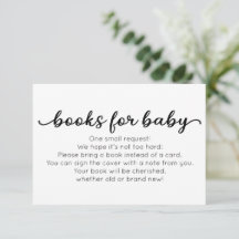 Bokar för Baby-insättningskort för babyskor