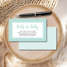 Bokar för Baby Kön Neutral Mint Grönt BOHO Tilläggskort