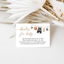 Bokar för Baby-kort | Halloween Baby Shower