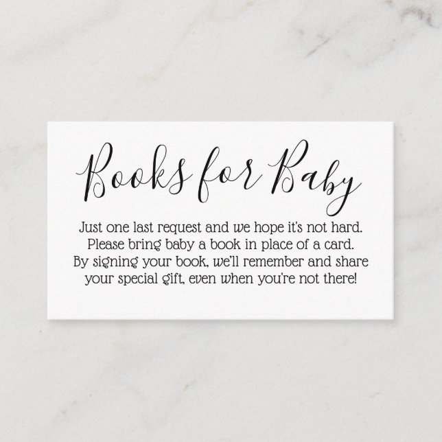 Bokar för Baby-kort Tilläggskort (Framsida)