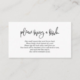 Bokar för baby, Kreativ Black Script Tilläggskort