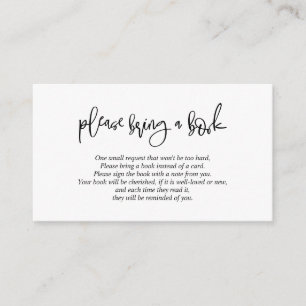 Bokar för baby, Kreativ Black Script Tilläggskort