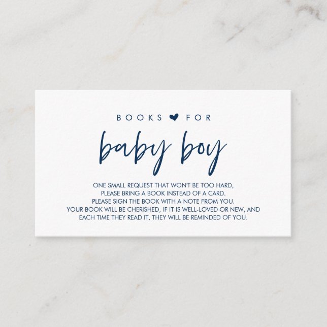 Bokar för baby, lägg till en artikel om bok marinb tilläggskort (Framsida)