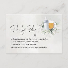 Bokar för Baby-meddelandekort A Baby är en brinnan Tilläggskort