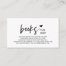 Bokar för baby, Modern Minimalism Black font