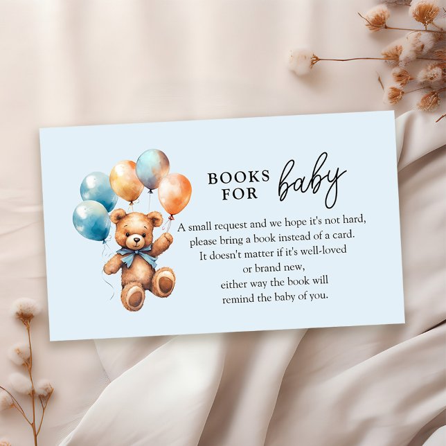 Bokar för Baby Nalle Boy Shower Tilläggskort (Skapare uppladdad)