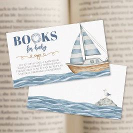 Bokar för Baby Nautical Baby Shower Tilläggskort